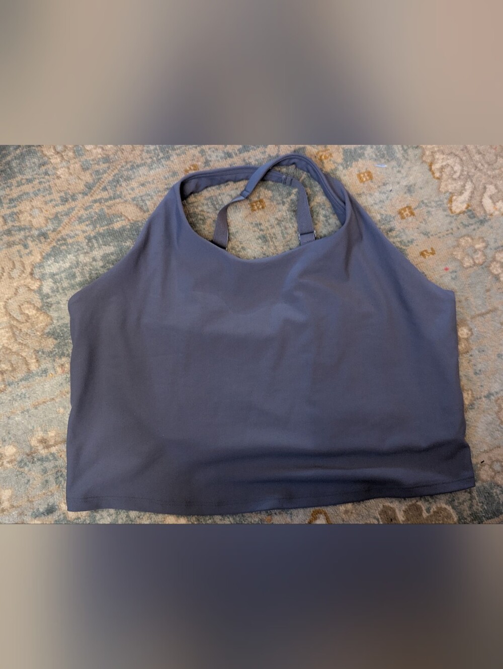 Old Navy Active Slate Blue Longline Sports Bra
